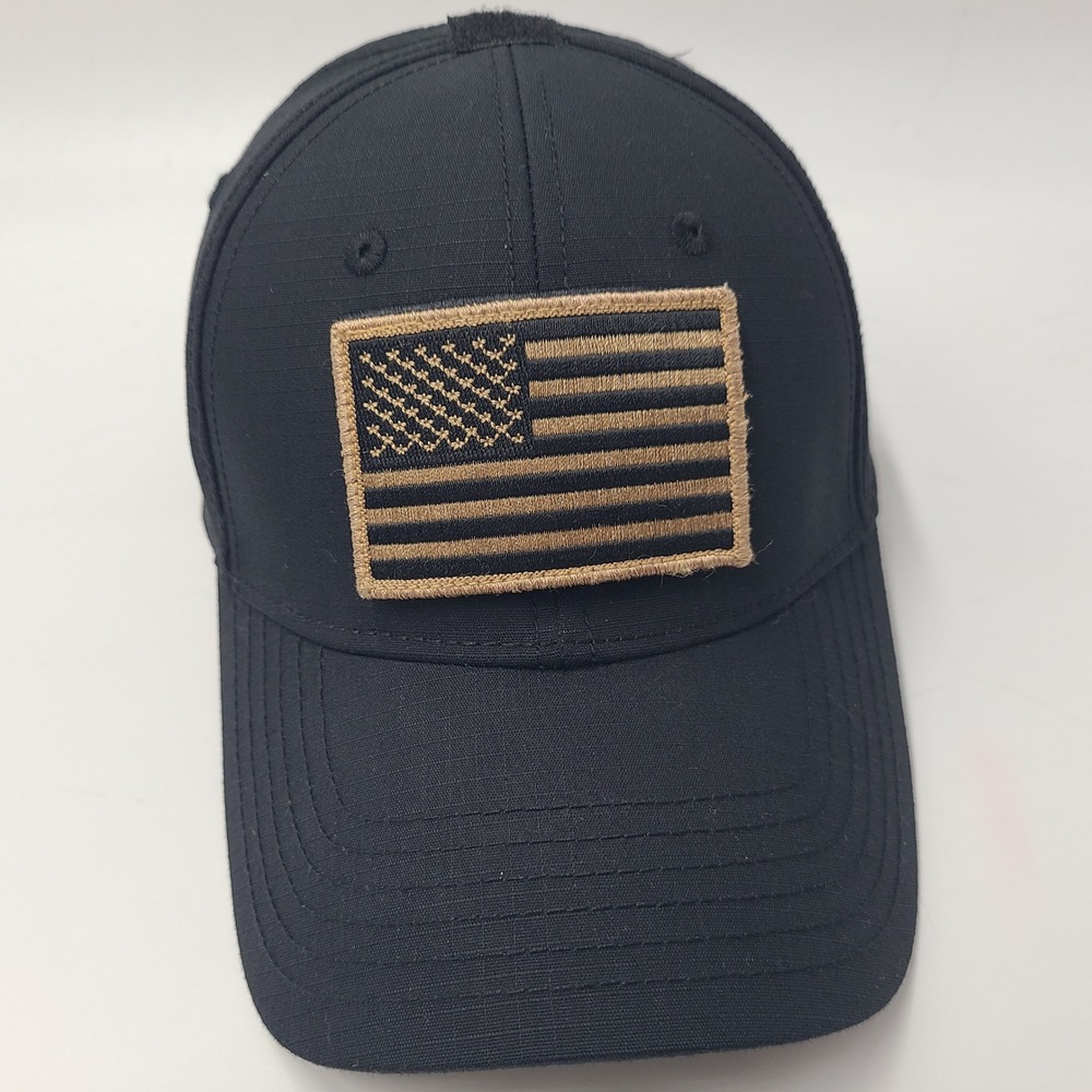 Propper Hat Snapback Black Brown American Flag Patch‎ Ripstop Tactical USA Men